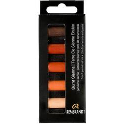 Rembrandt Soft Pastel Burnt Sienna 5 stk