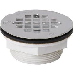 B&K Industries Quick Caulking 4.25'' Grid Shower Drain