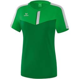 Erima Squad T-shirt Women - Fern Green/Emerald/Silver Grey