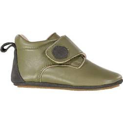 Wheat Dakota Leather Indoor Shoe - Olive