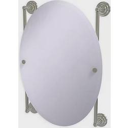 Allied Brass Que New Oval Frameless Rail Mounted Wall Mirror