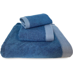 BedVoyage Solid 3-pack Bath Towel Blue (86.36x76.2cm)