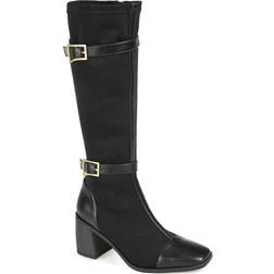 Journee Collection Gaibree Wide Calf - Black