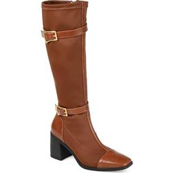 Journee Collection Gaibree Wide Calf - Brown