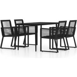 vidaXL 3099157 Matgrupp, 1 Bord inkl. 4 Stolar