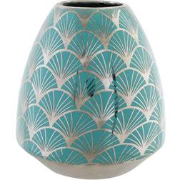 Dkd Home Decor Vas Porslin Turkos Orientalisk (16 x 16 x 18 cm) Vas