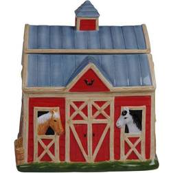 Certified International Clover Farm Barn Biscuit Jar