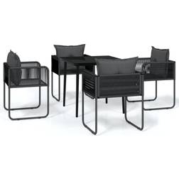 vidaXL 3099084 Matgrupp, 1 Bord inkl. 4 Stolar
