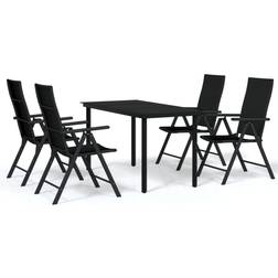 vidaXL 3099103 Essgruppe, 1 Tisch einschl. 4 Stühle