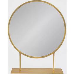 Kate and Laurel Rouen 18-Inch x 22-Inch Round Table Mirror 18cm