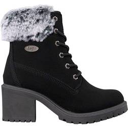 Lugz Clove Fur 6 Inch - Black/Black/Charcoal