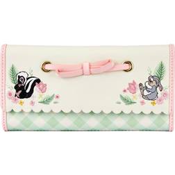 Loungefly Bambi Springtime Tri-Fold Wallet - White/Green