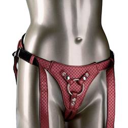 CalExotics Strap-on Harness "The Regal Queen" Rød