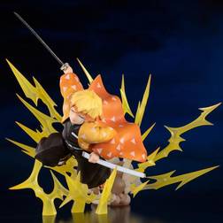 Bandai Kimetsu No Yaiba Demon Slayer Breath of Thunder Agatsuma Zenitsu Zero Figuarts Staty 21cm