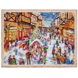 Letistitch Stickpackung Bild Weihnachtsstraße