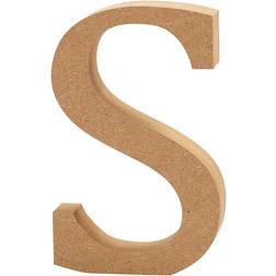 Creativ Company Letter, S, H: 8 cm, thickness 1,5 cm, 1 pc