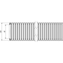 Plastrør Halogenfri Flex 750n 50 Grå