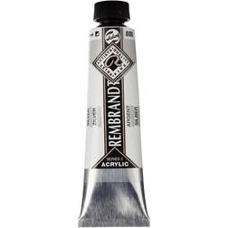 Rembrandt akrylfarve 40 ml Silver 800