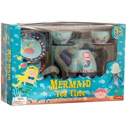 Whimsical Tin Tea Sets Mermaid