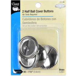 Dritz 213-60 Half Ball Cover Knopen Maat 60 1-1/2-Inch 2-Sets