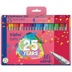 Staedtler Triplus Fineliner 25 stk ass. 25 års udgave