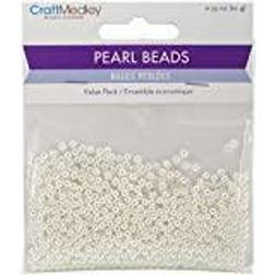 Pearl Beads Value Pack-3mm Ivory 850/Pkg