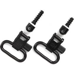 Uncle Mikes Uncle Mike's Sling Swivel Wood Screw Type QD 115 RGS 1" Black