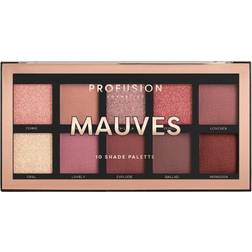 ProFusion Palette Mauves Eye Shadow 10 Colours