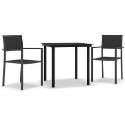 vidaXL 3099263 Essgruppe, 1 Tisch einschl. 2 Stühle