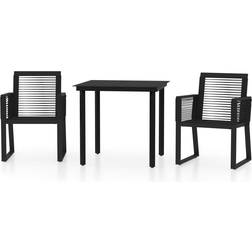vidaXL 3099149 Matgrupp, 1 Bord inkl. 2 Stolar