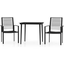 vidaXL 3099203 Essgruppe, 1 Tisch einschl. 2 Stühle