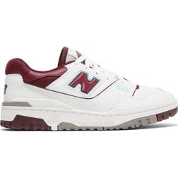 New Balance 550 M - White/Burgundy/Turquoise