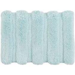 Madison Park Pearl Channel Bath Rug Blue 17x24"