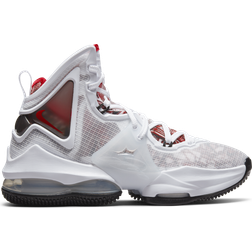 Nike LeBron 19 GS - White/Black/University Red