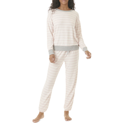 Splendid Westport Sleep Set - Heather Stripe Blush