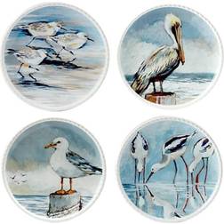 Certified International Shorebirds Salad Dish 4pcs