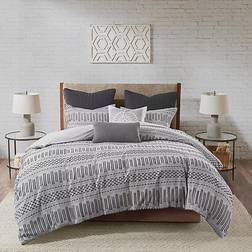 Ink+ivy Rhea Duvet Cover Grey (233.68x223.52cm)