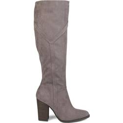 Journee Collection Kyllie Wide Calf - Grey