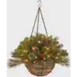 National Tree Company Crestwood Spruce Basket 20"