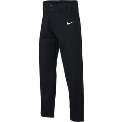 Nike Kid's Core Open Hem Baseball Pants - Black/White