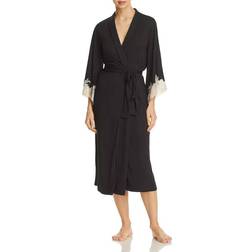 Natori Luxe Shangri-La Robe - Black