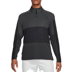 NIKE Dri-FIT Vapor 1/2-Zip Golf Top Men - Black/Dark Smoke Grey/Black