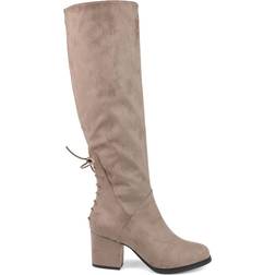 Journee Collection Leeda Wide Calf - Taupe