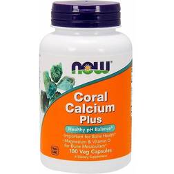 Now Foods Coral Calcium Plus 100 Veg Capsules 100 stk