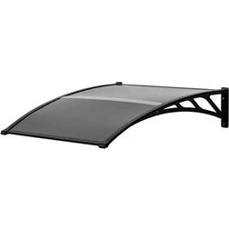 OutSunny Door Canopy Awning Outdoor Window Rain Shelter for Door 100 x 80cm