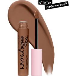 NYX Professional Makeup – Lip Lingerie XXL – Flytande matt läppstift Hot Caramelo-Pink No Size