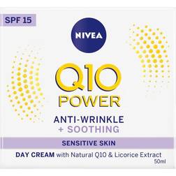 Nivea Q10 Power Anti-Wrinkle Sensitive Face Cream Moisturiser 50ml