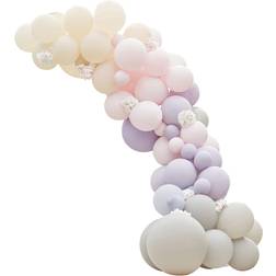 Ginger Ray 75 Kit arco di palloncini di lusso Grigio, rosa e lilla con ortensie