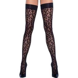 Cottelli Collection Autoreggenti Leopardati Legwear