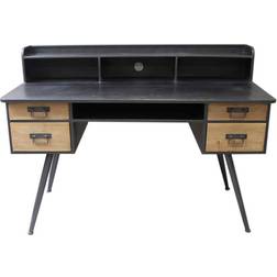 Dkd Home Decor Metal Spruce Writing Desk 60x95cm